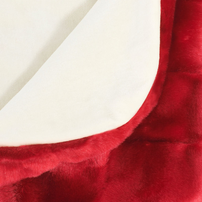 Deluxe Snuggly Small Faux Fur Throw