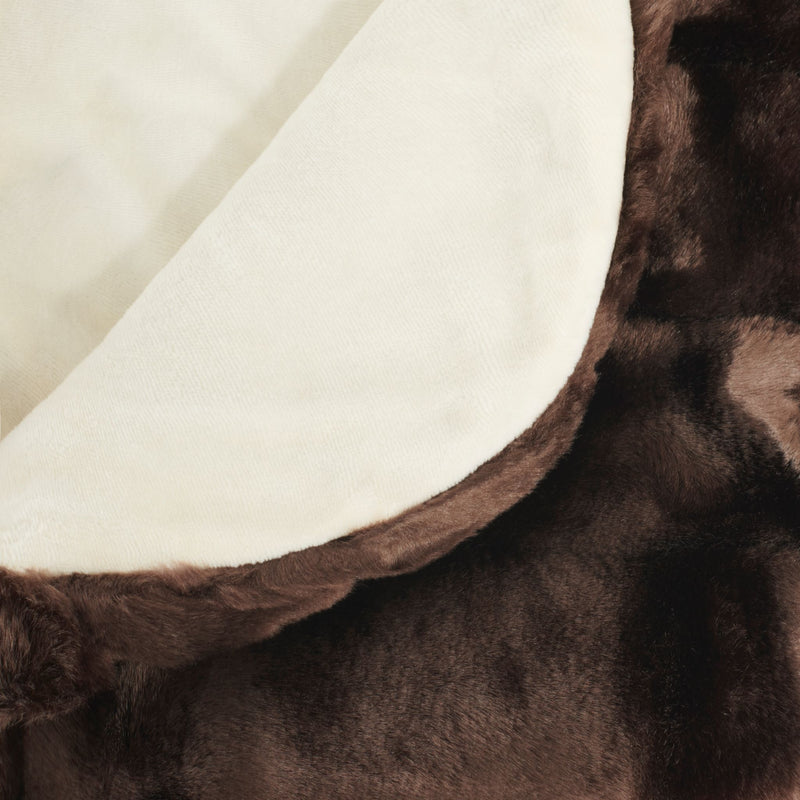 Deluxe Snuggly Small Faux Fur Throw