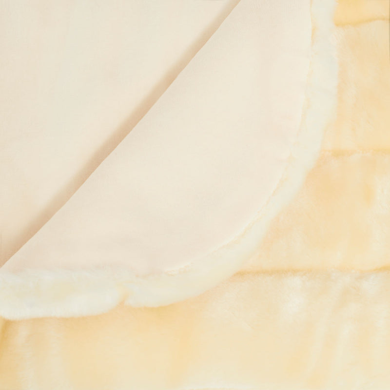 Deluxe Snuggly Small Faux Fur Throw