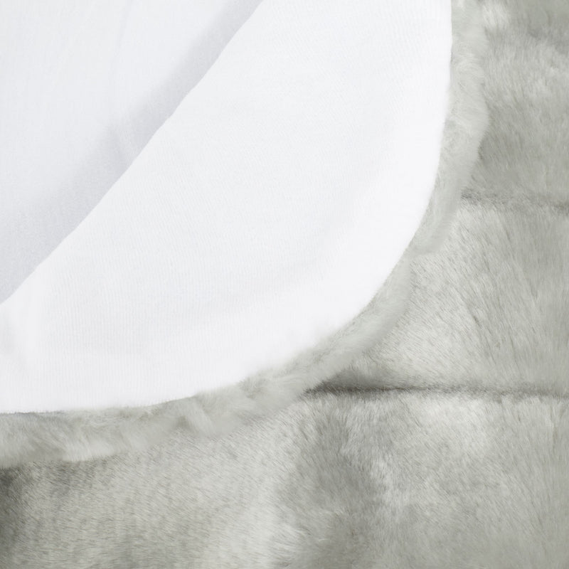 Deluxe Snuggly Small Faux Fur Throw