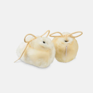 Faux Fur Baby Booties