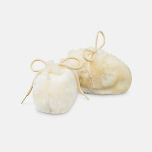 Faux Fur Baby Booties