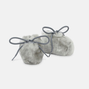 Faux Fur Baby Booties