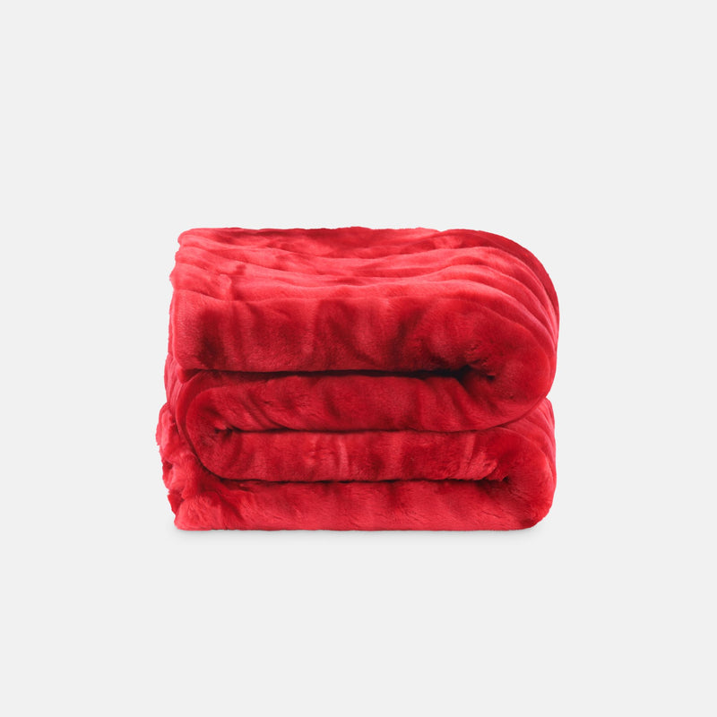 Luxury Faux Fur Mink Throw Blanket