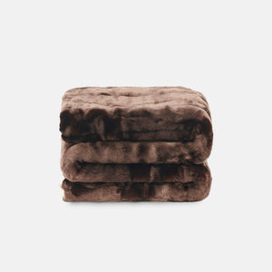 Luxury Faux Fur Mink Throw Blanket