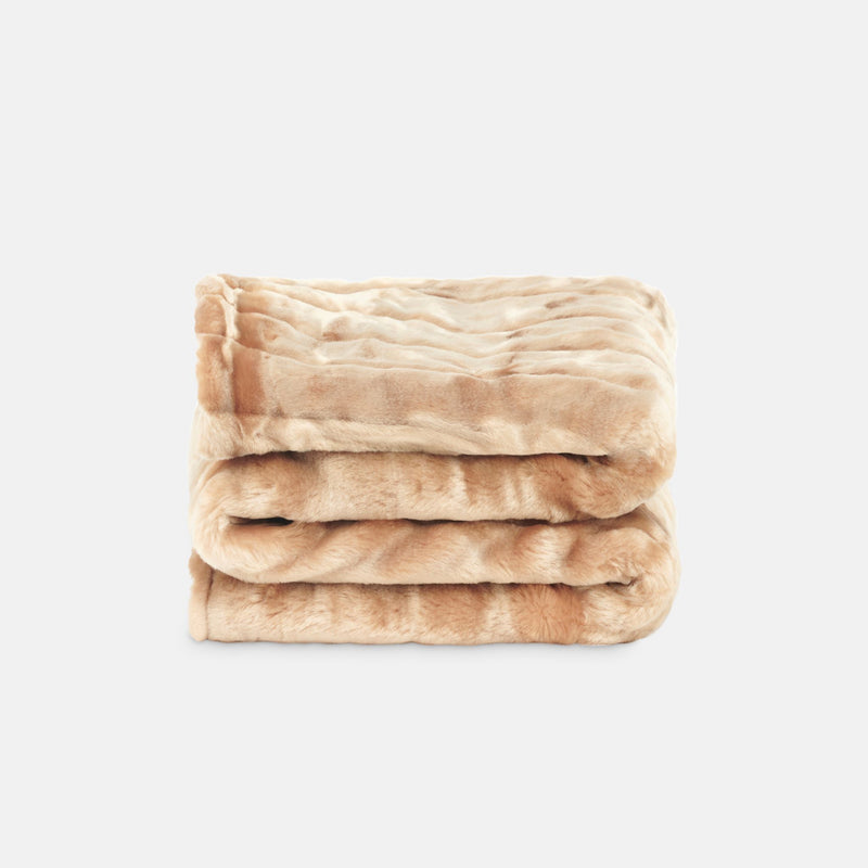 Luxury Faux Fur Mink Throw Blanket