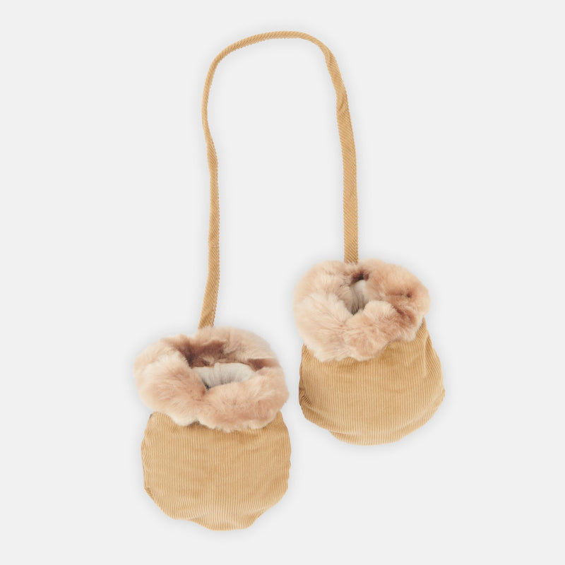 Faux Fur Mitts for Young Children