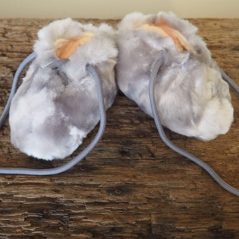 Faux Fur Baby Booties