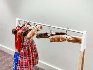 Children's Faux Fur Coat Hanger